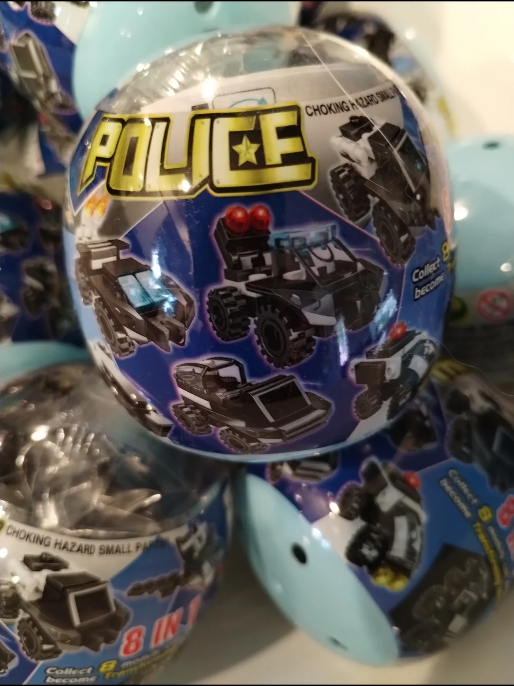 Police 8 in 1 Transforming Mecha Toys (12)
